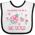 thumbnail image 3 of Inktastic I'm Going to Be a Big Sister Girls Baby Bib, 3 of 4