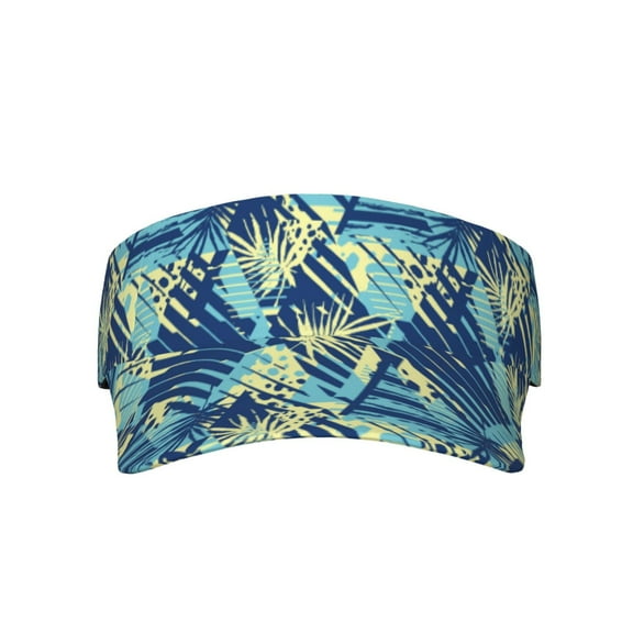 KLL Sport Sun Visor Hats Ball Caps Empty Top Baseball Sun Cap for Men Women-Hawaiian Style
