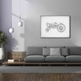 thumbnail image 3 of Epic Graffiti 'Inverted Tractor Blueprint I' by Ethan Harper, Giclee Canvas Wall Art, 54"x40", 3 of 8