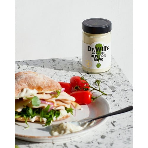 Dr Will's All Natural Olive Oil Mayonnaise 175g, British Import (Pack of 2)