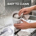 thumbnail image 5 of OVENTE Electric Coffee Grinder with One Touch Push-Button, White CG225W | 2.5oz Capacity, 150W Motor, Stainless Steel Blades for Uniform Grinding of Beans, Spices, Herb, Nuts & More, Safety Lock Lid, 5 of 7