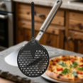 thumbnail image 4 of Pala de pizza fácil de usar, mango largo, accesorios para horno, herramienta portátil para hornear Estilo D, 4 of 4