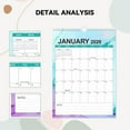 thumbnail image 2 of Calendar for Wall, Jan 2026- June 2027 , Blocks and Julian Dates, 12" x 17", 18 Month, 2 of 8