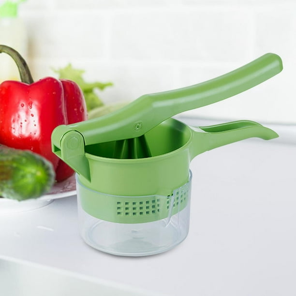 Exprimidor de verduras, aparato de cocina resistente, deshidratador multifuncional ligero, centrifugador manual para ensaladas, secador de verduras Almacenamiento de jugos