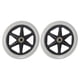 thumbnail image 3 of 2x Ruedas de repuesto para silla de ruedas, piezas de reparación, rodamientos sólidos silenciosos de 8 mm Gris 6 pulgadas, 3 of 9