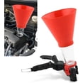 thumbnail image 1 of Entonnoir de Remplissage d'Huile de Moteur, Outil de Changement de Structure Auto-Bloquant Anti-Fuite avec Filtre, Entonnoirs Universels pour (Rouge) -, 1 of 6