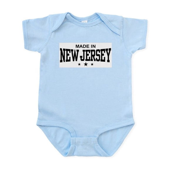 CafePress - Made In New Jersey Infant Bodysuit - Baby Light Bodysuit, Size Newborn - 24 Months