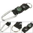 thumbnail image 2 of Wmool Compass Thermometer Carabiner Taktischer Überlebensgürtel Ringschlüssel A0, 2 of 8