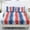 American Flag Eagle Design, variant on Whosucclay Bunny Stripe Fitted Sheet Trio, Elastic Deep Pocket Fitted Sheets with 1 Fitted Sheet and 2 Pillowcases, No Flat Sheet, Soft Fitted Sheet Set, King Size
