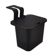 Counter Trash Can, Back Seat Mini Trash Can Container, Car Interior Supplies Trash Basket with Removable Lid, Multipurpose Car Trash Cans for Convertible Car, Travel Camper