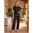 thumbnail image 2 of Conjunto 2 Piezas Casual Chic para Mujer, Blusa de Manga Corta y Pantalón Cómodo, Estilo Elegante y Sofisticado para Mujer, 2 of 5