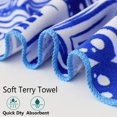 thumbnail image 5 of Toalla de Playa de Microfibra de Gran Tamaño, Extra Grande 160x80 cm, Mandala Azul Boho, Manta de Piscina de Viaje de Secado rápido para Viajes de Verano, Camping, para Mujeres, Hombres, Mamá, Papá, A, 5 of 5
