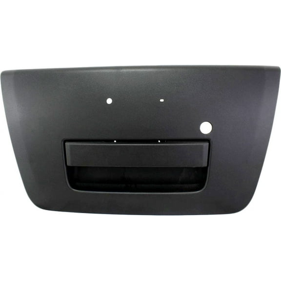 Tailgate Handle Compatible with NISSAN FRONTIER 2005-2012 Outside Textured Black with Keyhole