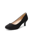 thumbnail image 1 of Zapatos de Tacón DREAM PAIRS LUVLY para Mujer en Gamuza Negra Talle 12, 1 of 7