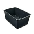 thumbnail image 3 of Pen+Gear Plastic Cubby Bin, Small Desktop Organizer, Black, 1-Pack, 3 of 9