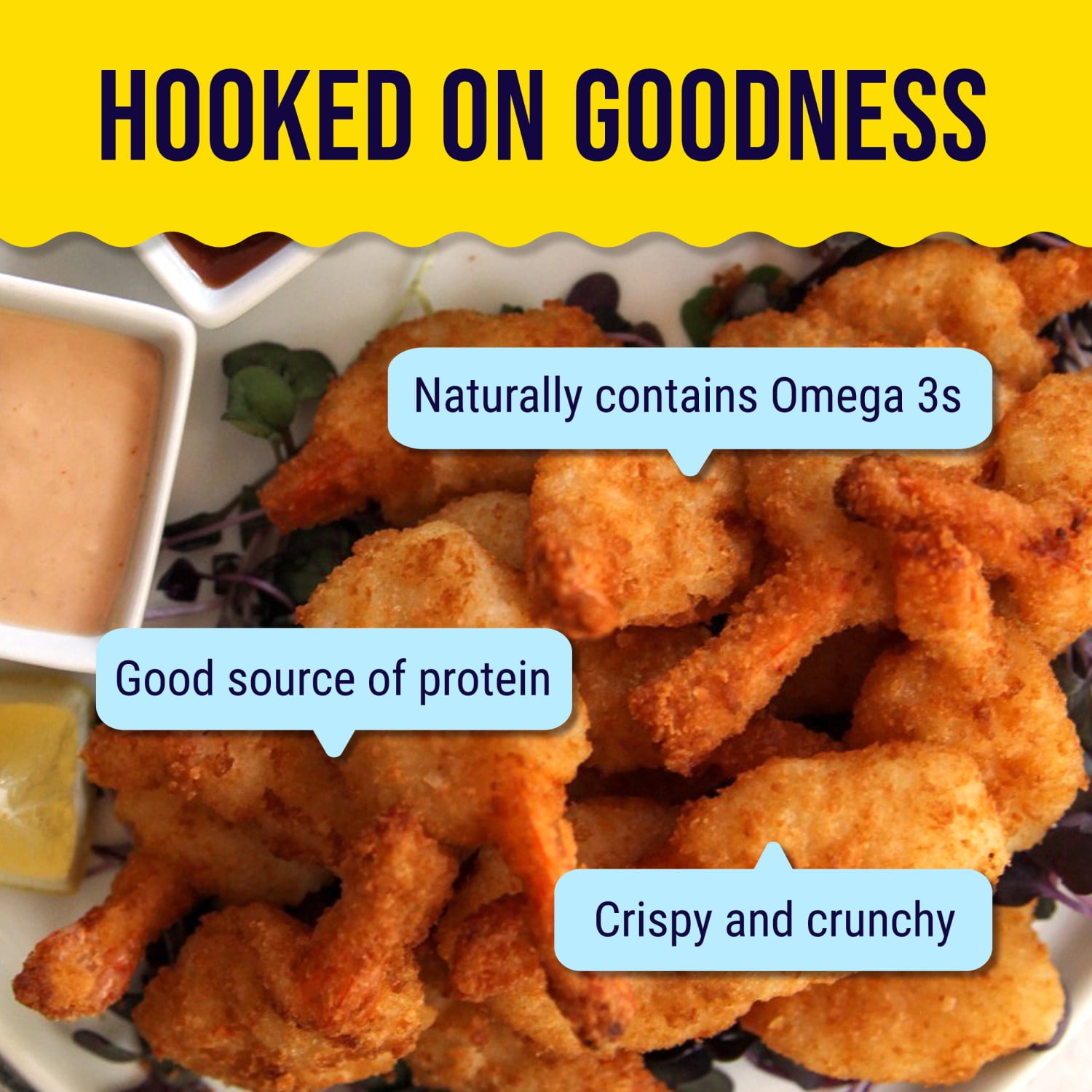 Gorton’s Beer Battered Whole Shrimp, Battered Tail-On Shrimp, Frozen, 9 Ounce Package
