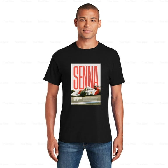 WéarCLOTHING Ayrton Senna Tribute T-Shirt Legendary Racer Edition, F1, Monaco, Formula 1, Racing , for Unisex, up to size 5XL