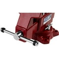 thumbnail image 6 of Wilton Tools 28818 4 1/2" Wide Jaw 4" Max Opening Swivel Utility Bench Vise, Red, 6 of 9