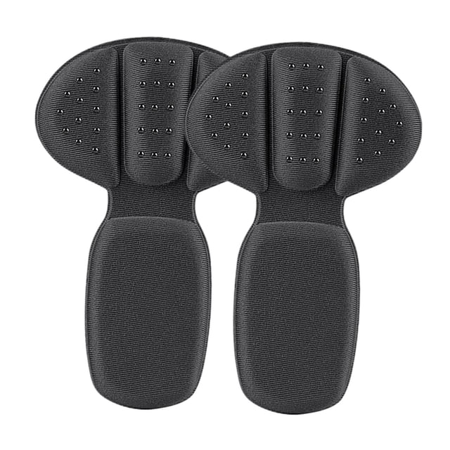 Almohadillas para el talón 2 en 1, antideslizantes, zapatos de gran tamaño, almohadilla para zapatos, forro para empuñaduras de zapatos Pétalos negros Yuyangstore Almohadillas para el talón