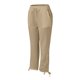 thumbnail image 4 of Gibobby pantalones senderismo mujer Pantalones de cintura alta adecuados para mujer, pantalones capri con cordón y bolsillos, pantalones recortados de pierna ancha para mujer (Caqui, XL), 4 of 5