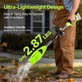 thumbnail image 4 of UNTIMATY Cordless Leaf Blower with Battery and Charger 150 MPH 500 CFM 21V Small Handheld Leaf Blower for Yard Lawn Care, Green, 4 of 10