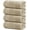 Beige, variant on General Pack of 4 Extra Large Bath Towels 30 x 60 Inches, 100% Cotton, Larger & Lighter Weight, Quicker to Dry, Super Soft and Absorbent, Perfect for Bathroom, Blue