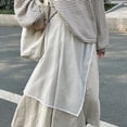 thumbnail image 3 of Women Lace Skirt Sheer Lace Coverup Skirt Side Tied Wraped Skirt (White One Size), 3 of 3