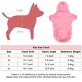 thumbnail image 4 of GASTROPOD Dog Hoodie Sweatshirt Winter Warm Fleece Lined Puppy Hooded Sweater Pullover Cold Weather Coats Clothes for Small Medium Dogs-Red,Xl, 4 of 8