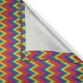 thumbnail image 4 of Ambesonne Geometric Grommet Curtain Single Panel, Zig Zag Chevron Shape, 50"x60", Multicolor, 4 of 5