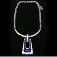 thumbnail image 2 of Erica Lyons Statement-Necklace Silver-Tone/Blue, 2 of 5