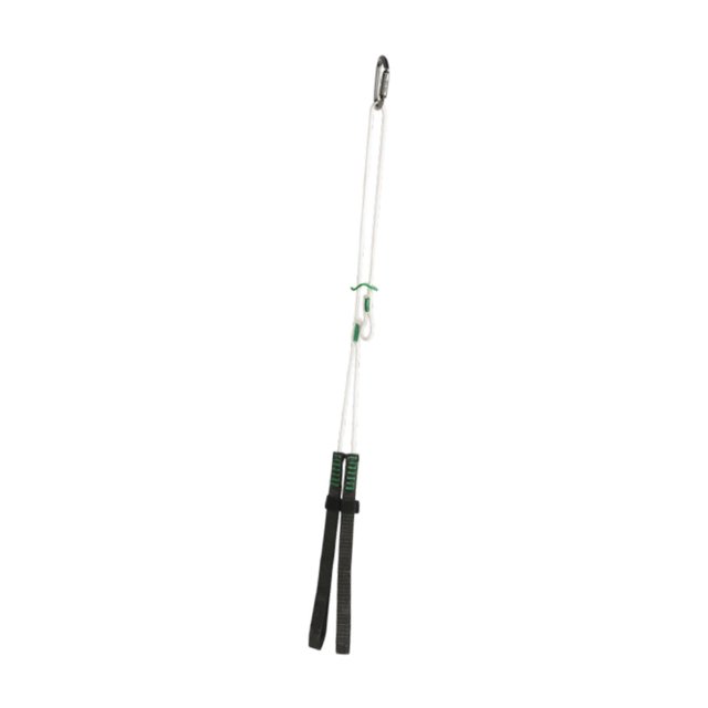 Ascensor de bucle para pies con mosquetón, cuerda ajustable de 80-126cm, elevador de escalada para espeleología al aire libre y montañismo