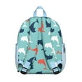 thumbnail image 3 of Mystical Shark Student Backpack - Durable Oxford Fabric School Backpack with Nautical Underwater Marine Life and Tropical Ocean Cartoon Design, 3 of 6