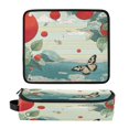 thumbnail image 3 of Hair Tools Storage with Heat Resistant Mat- Animated-style Scenes Printed Curling Iron Travel Bag/Flat Iron Case for Women, 3 of 8