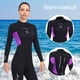 thumbnail image 4 of Mujeres Buceo Trajes de neopreno de 3 mm Trajes de buceo para deportes acuáticos (S) Púrpura, 4 of 8