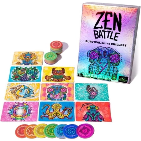 Zen Battle Game Survival of the Chillest Family Card Game 8 More