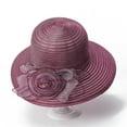 thumbnail image 3 of Riforla Elegant Foldable Sun Hat for Women Summer Wide Brim Floppy Beach Hat with – Lightweight and Breathable Ladies' Gardening and Fishing Bucket Cap Beach Hats for Women PP1, 3 of 3