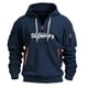 thumbnail image 4 of Moda primavera y otoño nueva ropa de marca para hombres Sudadera con capucha con múltiples bolsillos cremallera suelta casual tamaño europeo Sudadera con capucha, 4 of 5