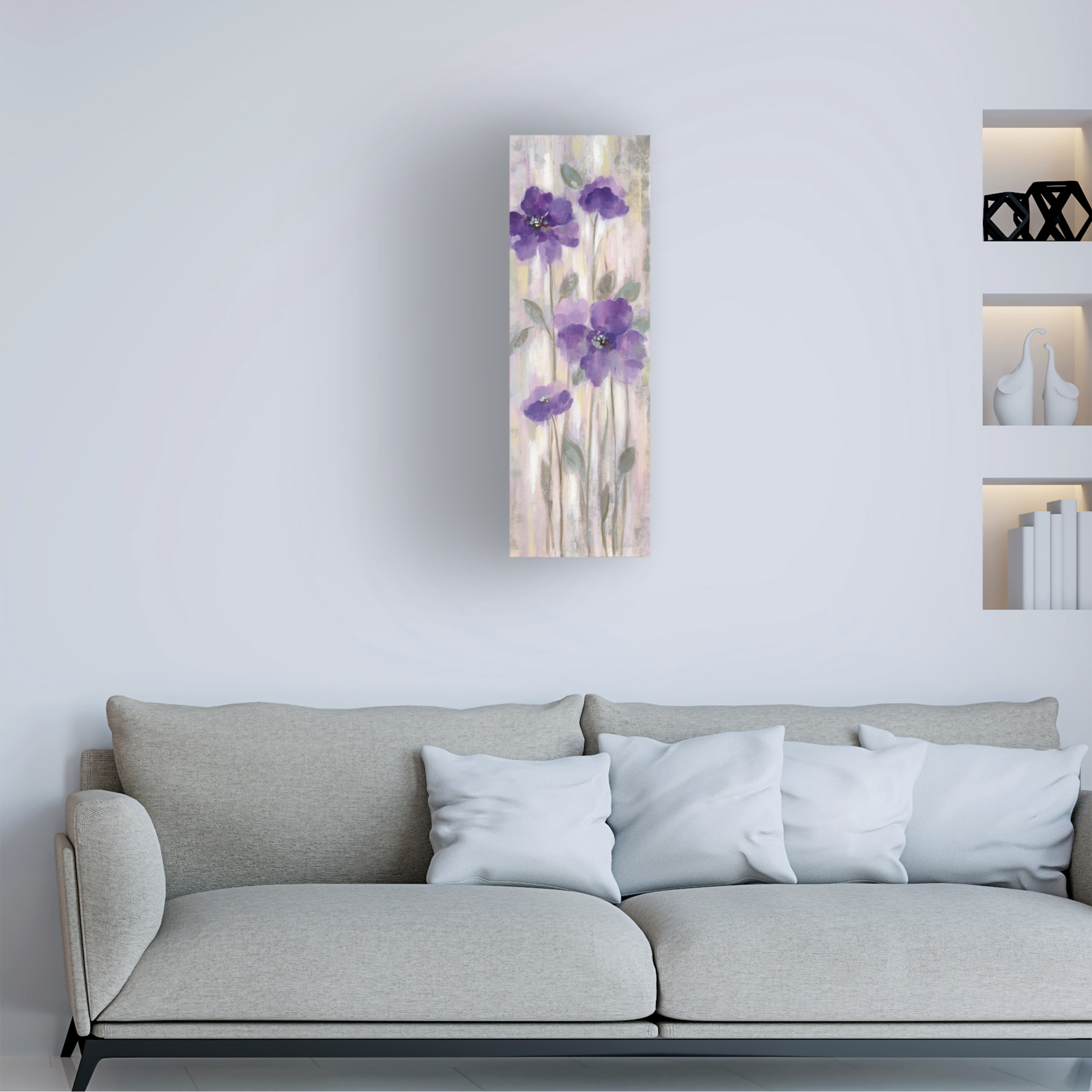 Trademark Fine Art 'Spring Florals I' Canvas Art by Silvia Vassileva