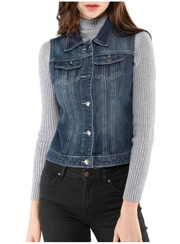 Blue Denim Vests