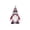 D, variant on Christmas Gnome Plush Figurine Nordic Faceless Tomte Doll with Tall Knit Hat & Beard for Tabletop Mantel Shelf Decor Available in Multiple Styles