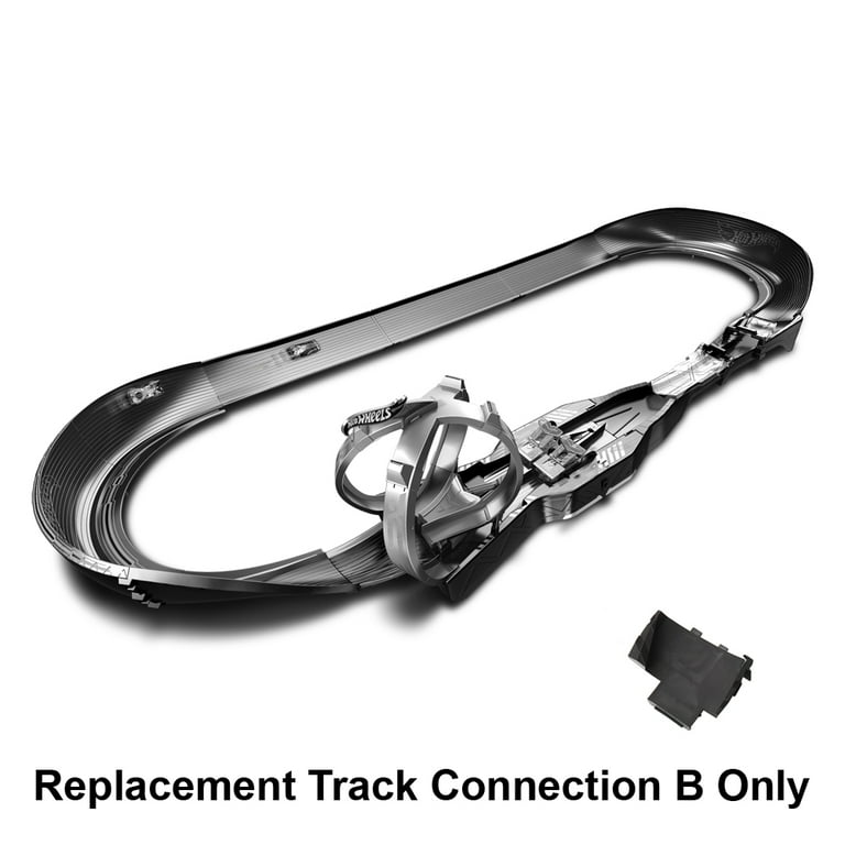 Replacement Part for Hot Wheels Augmoto Augmented Reality Racing Track Set FWK44 Replacement Gray Track Connection B