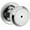 Silver, variant on Kwikset 300MNKRDT-15 Maven Privacy Door Knob Set - Nickel