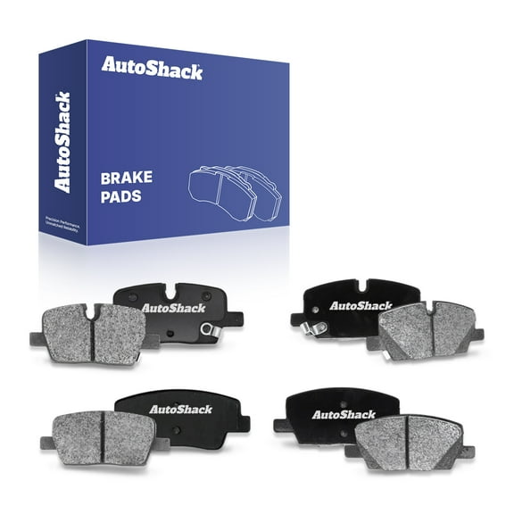 AutoShack Front & Rear Ceramic Brake Pad Set for Cadillac, CT5 2020-2021, AWD RWD L4 2.0L V6 3.0L