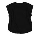 thumbnail image 2 of Alfani Womens Drawstring Waist Pullover Blouse black L, 2 of 2