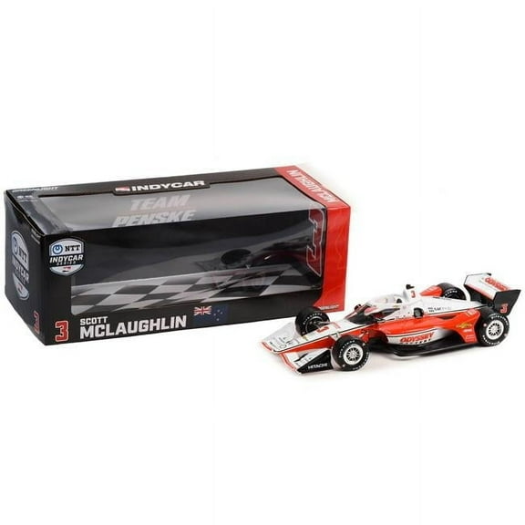 Dallara IndyCar #3 McLaughlin "Odyssey Battery" Team Penske (Road Course Configuration) 1/18 Diecast Model Car by Greenlight