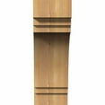 thumbnail image 2 of 5 1/2"W x 12"D x 16"H Pescadero Smooth Corbel, Western Red Cedar, 2 of 9