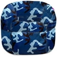 thumbnail image 2 of Posh Creations Structured Bean Bag Chair Sonoma Lounge Teens, Nylon, 2 Ft, Camo Blue and Light Blue, 2 of 2