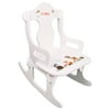 Personalized Coral Forest Animals Puzzle Rocker