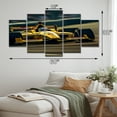 thumbnail image 4 of Designart "Rush of Formula Car at Speedway I" Sports Metal Wall Art Set, 4 of 5