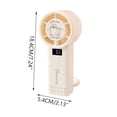 thumbnail image 3 of Linnome Cartoon Printed High Speed Fan USB Rechargeable Hanging Desktop Handheld Powerful Wind 7.24x2.12in White, 3 of 7